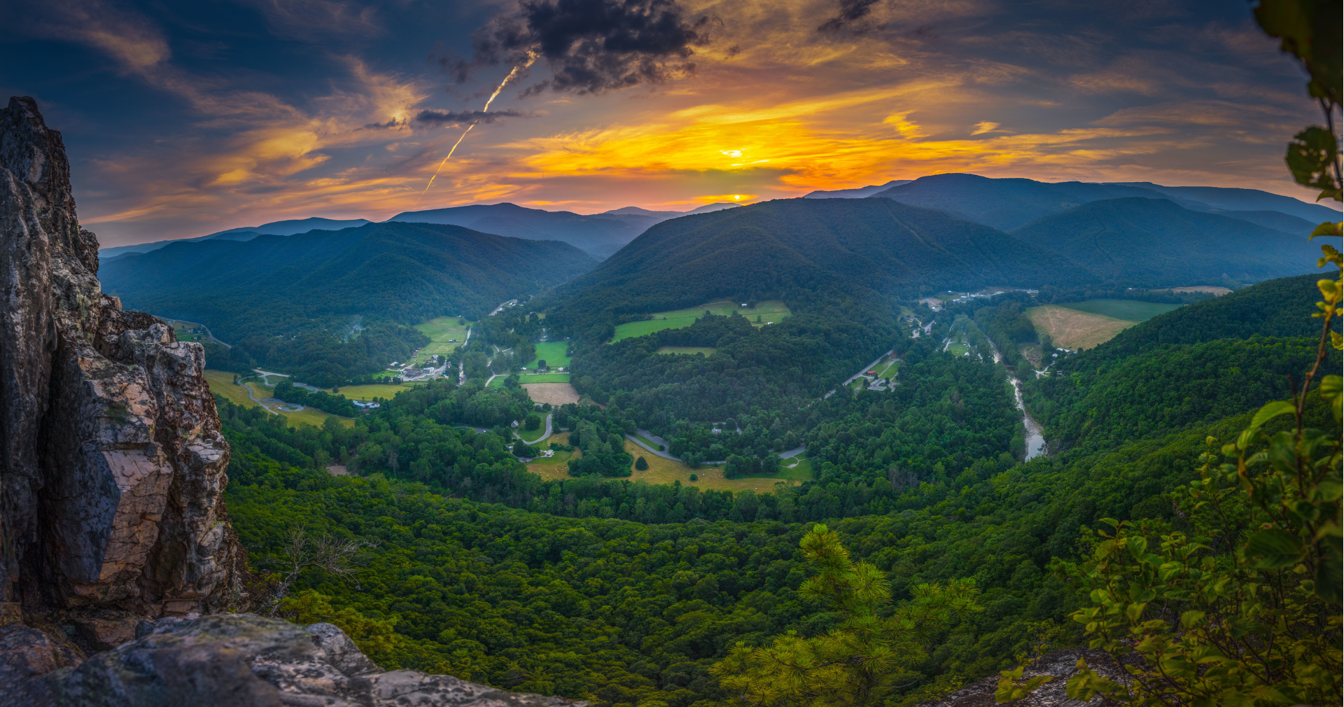 West Virginia mountain trails